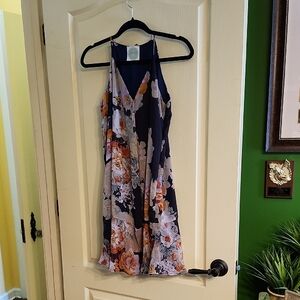 PEARLE 88 FLORAL SLEEVELESS DRESS